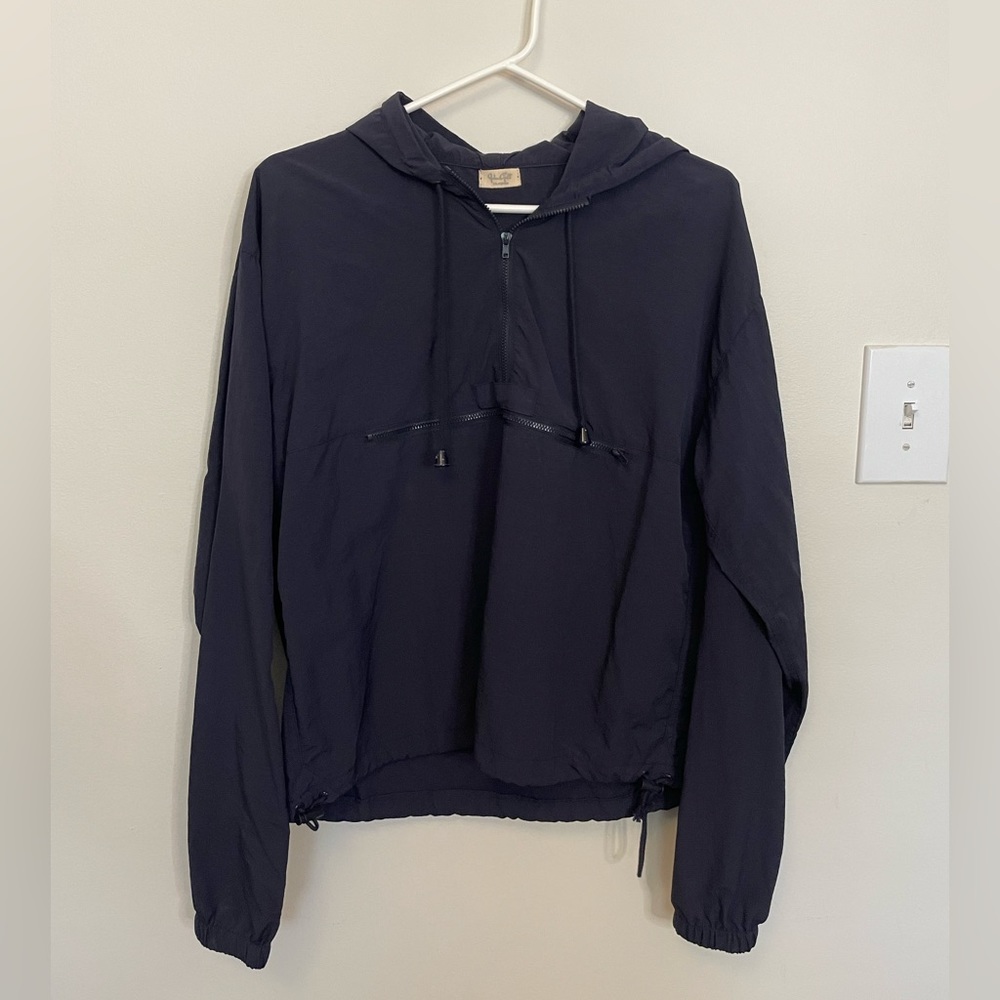 Brandy Melville Pullover Navy Jacket